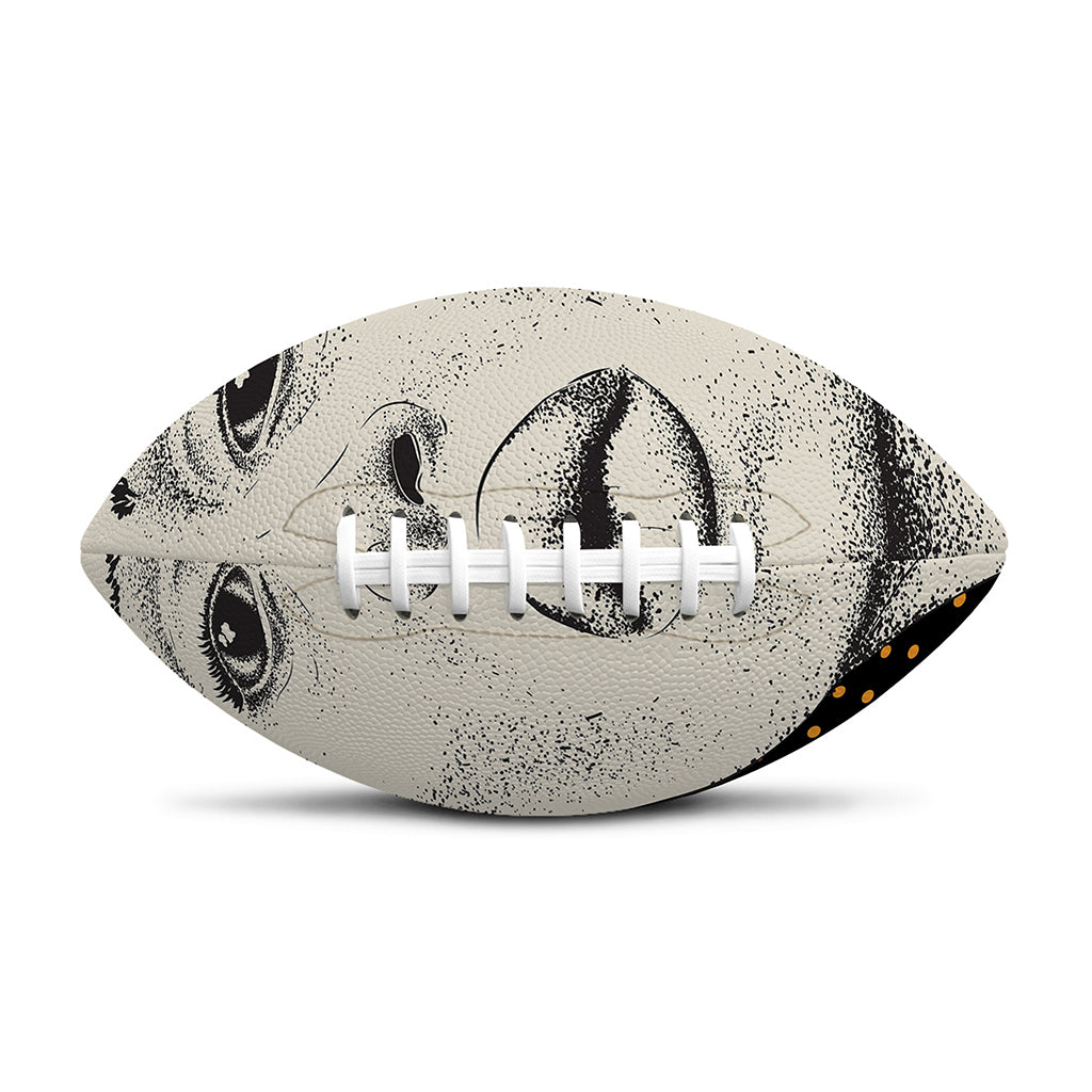 African Woman Print Rugby Ball