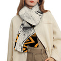 African Woman Print Scarf