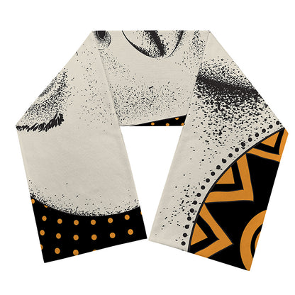 African Woman Print Scarf