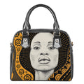 African Woman Print Shoulder Handbag