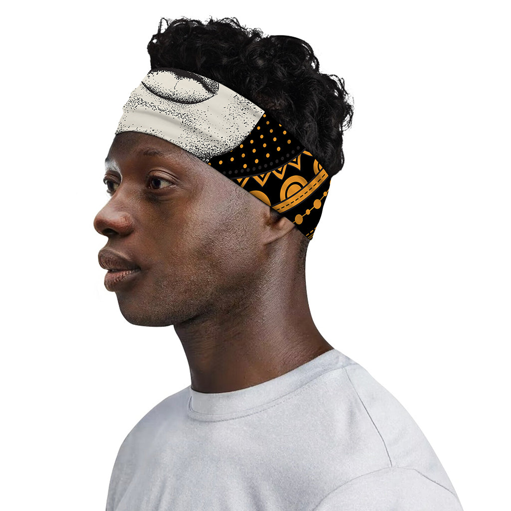 African Woman Print Sports Headband