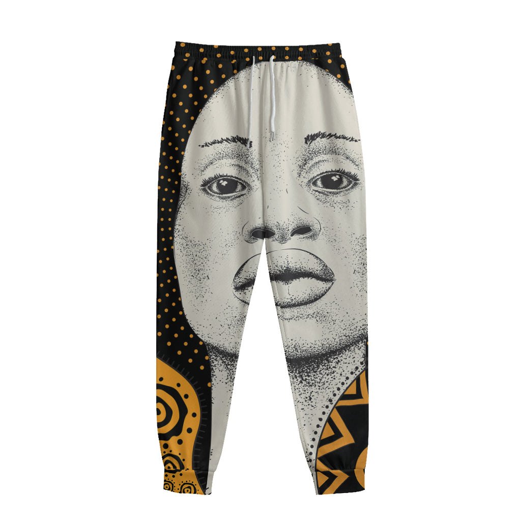 African Woman Print Sweatpants
