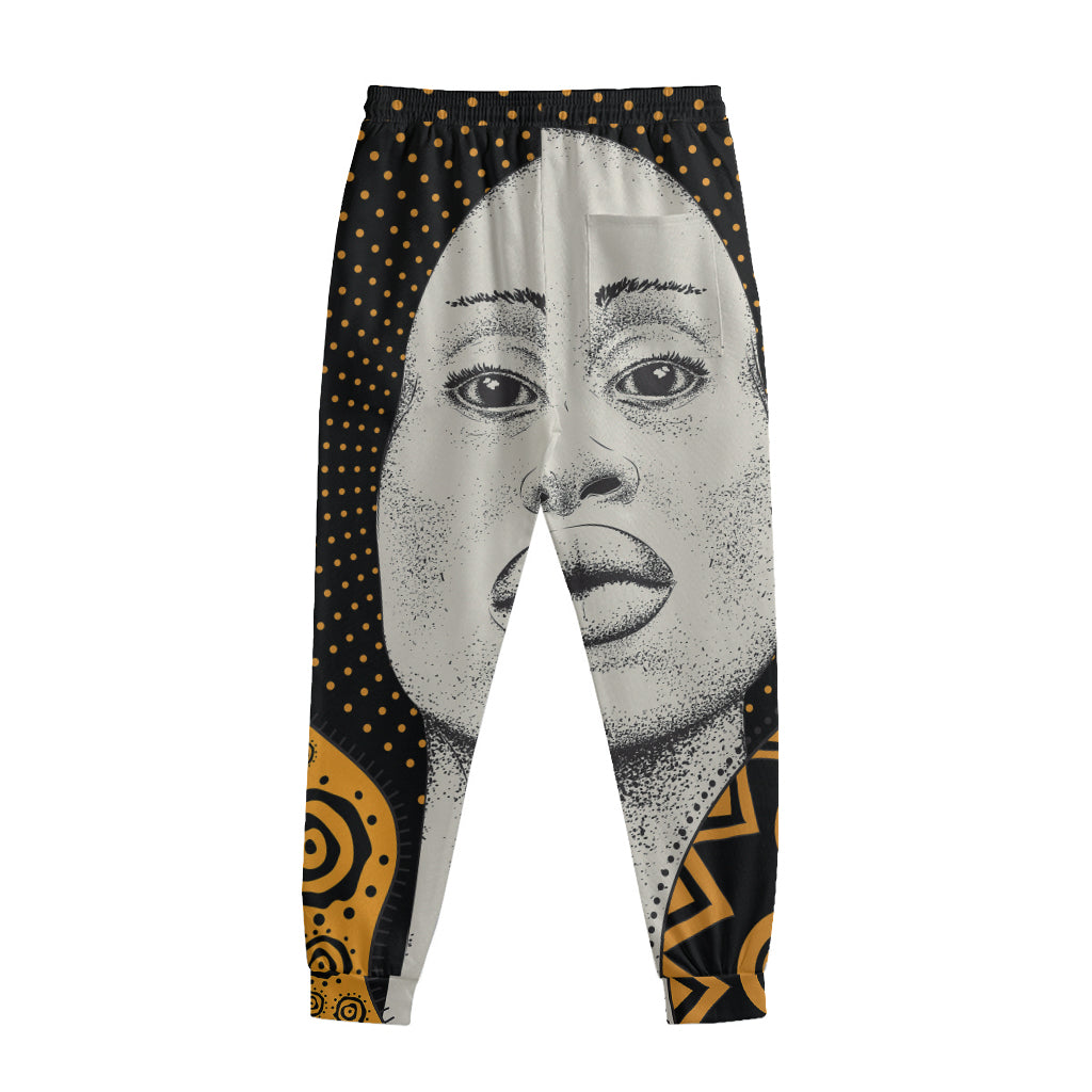 African Woman Print Sweatpants