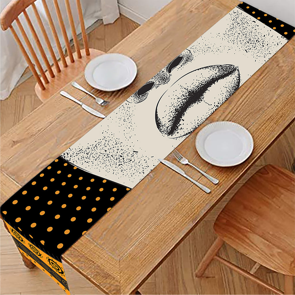 African Woman Print Table Runner