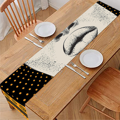 African Woman Print Table Runner