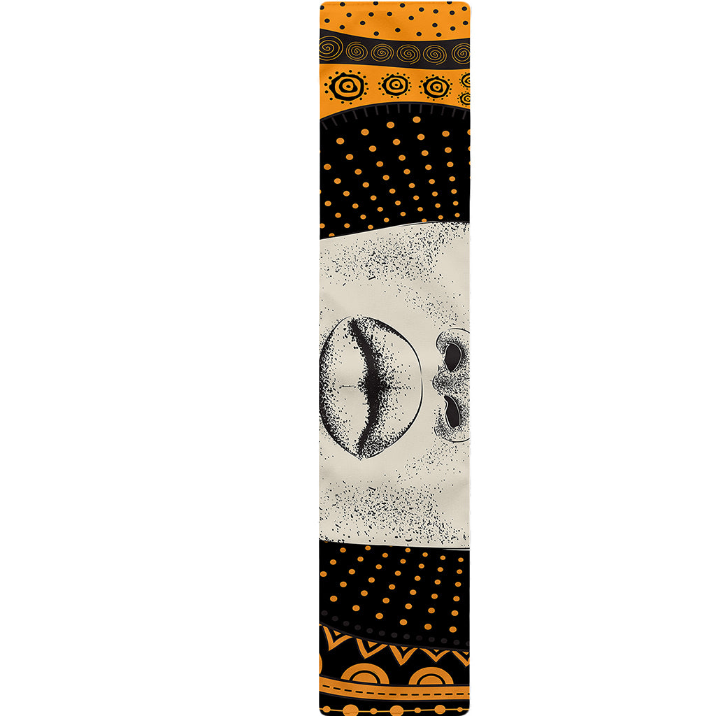 African Woman Print Table Runner