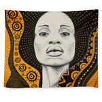 African Woman Print Tapestry