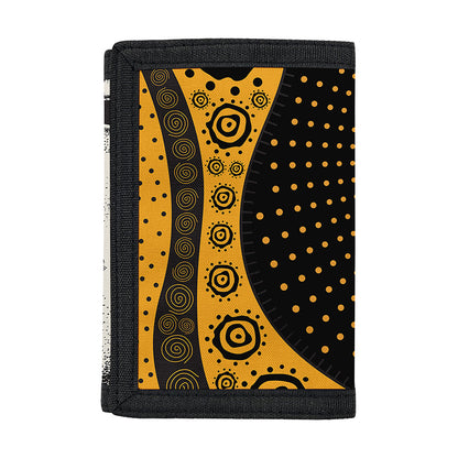 African Woman Print Trifold Wallet