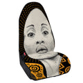 African Woman Print Waterproof Car Seat Cover