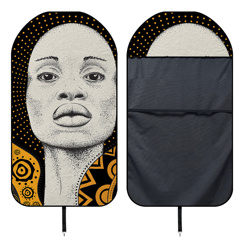 African Woman Print Waterproof Car Seat Cover