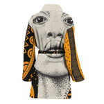 African Woman Print Women's Bathrobe