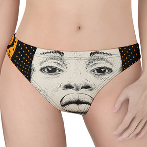 African Woman Print Women's Thong