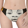 African Woman Print Women's Thong