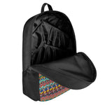 Afro African Ethnic Pattern Print 17 Inch Backpack