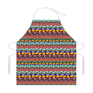 Afro African Ethnic Pattern Print Adjustable Apron