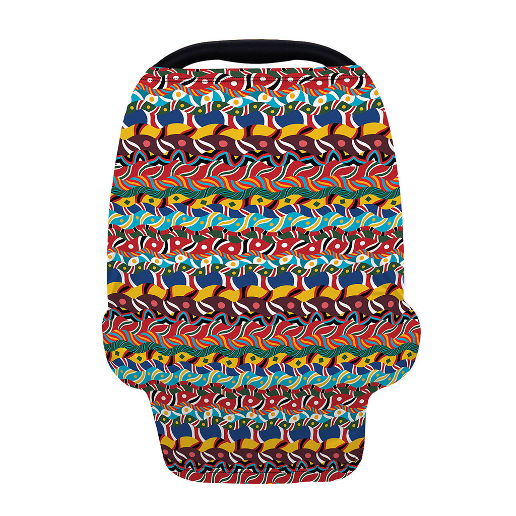 Afro African Ethnic Pattern Print Baby Seat Cover