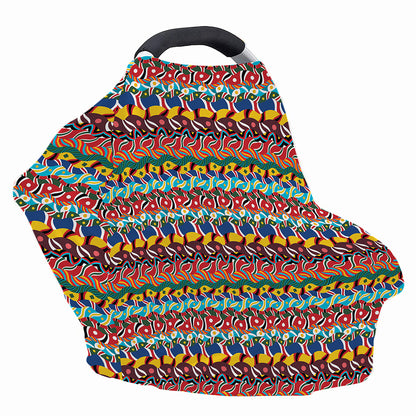Afro African Ethnic Pattern Print Baby Seat Cover