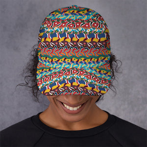 Afro African Ethnic Pattern Print Baseball Cap