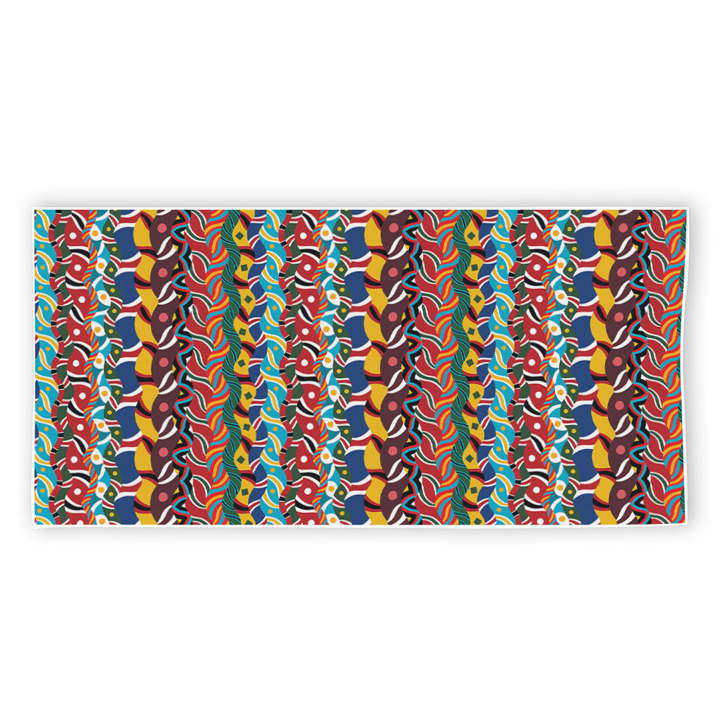 Afro African Ethnic Pattern Print Beach Towel