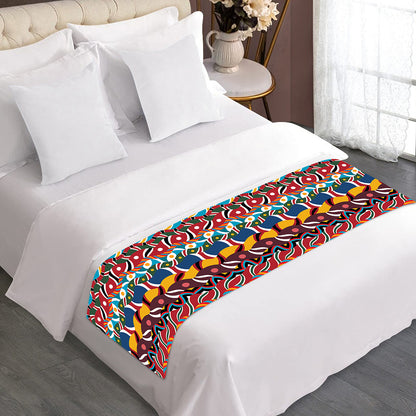Afro African Ethnic Pattern Print Bed Runner