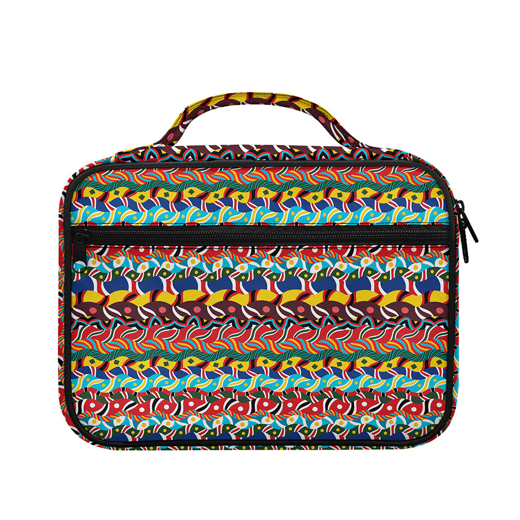 Afro African Ethnic Pattern Print Briefcase Bible Bag
