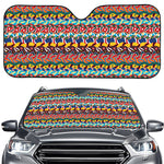 Afro African Ethnic Pattern Print Car Windshield Sun Shade