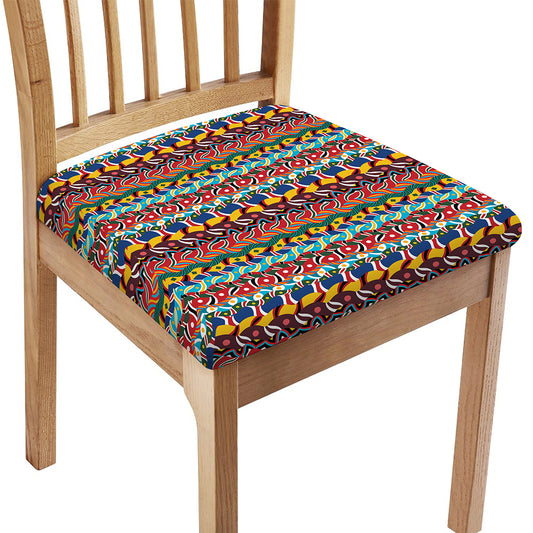 Afro African Ethnic Pattern Print Chair Cushion Cover