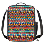 Afro African Ethnic Pattern Print Crossbody Lunch Bag