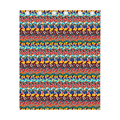 Afro African Ethnic Pattern Print Curtain
