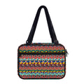 Afro African Ethnic Pattern Print Double Strap Bible Bag