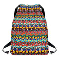Afro African Ethnic Pattern Print Drawstring Backpack