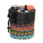 Afro African Ethnic Pattern Print Drawstring Makeup Bag