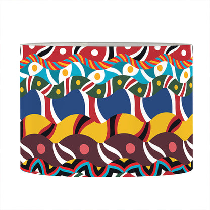 Afro African Ethnic Pattern Print Drum Lamp Shade