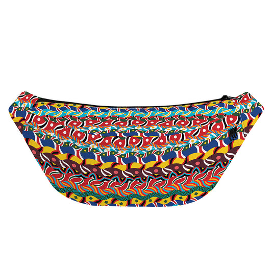 Afro African Ethnic Pattern Print Fanny Pack