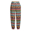 Afro African Ethnic Pattern Print Fleece Lined Knit Pants
