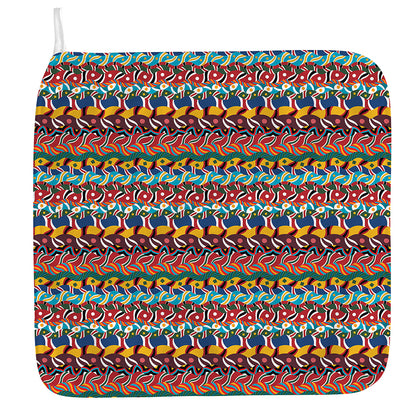 Afro African Ethnic Pattern Print Hand Towel