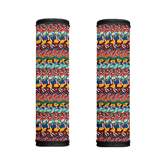 Afro African Ethnic Pattern Print Handle Covers