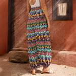 Afro African Ethnic Pattern Print Harem Pants