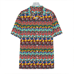 Afro African Ethnic Pattern Print Hawaiian Shirt