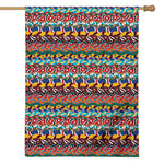 Afro African Ethnic Pattern Print House Flag