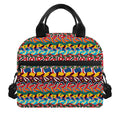 Afro African Ethnic Pattern Print Insulated Lunch Bag