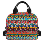 Afro African Ethnic Pattern Print Insulated Lunch Bag