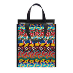 Afro African Ethnic Pattern Print Insulated Lunch Tote