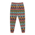 Afro African Ethnic Pattern Print Jogger Pants
