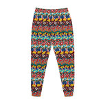 Afro African Ethnic Pattern Print Jogger Pants