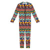 Afro African Ethnic Pattern Print Jumpsuit