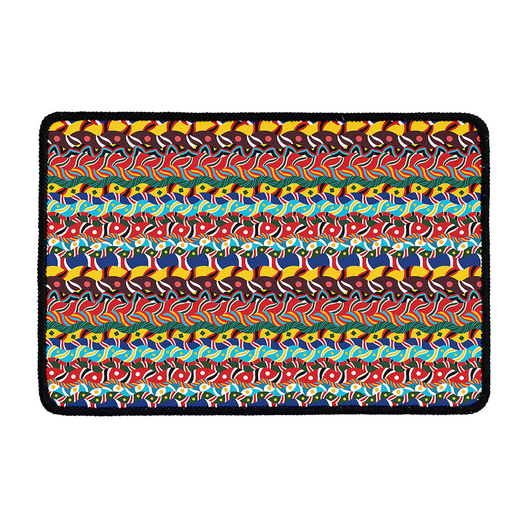 Afro African Ethnic Pattern Print Kitchen Mat