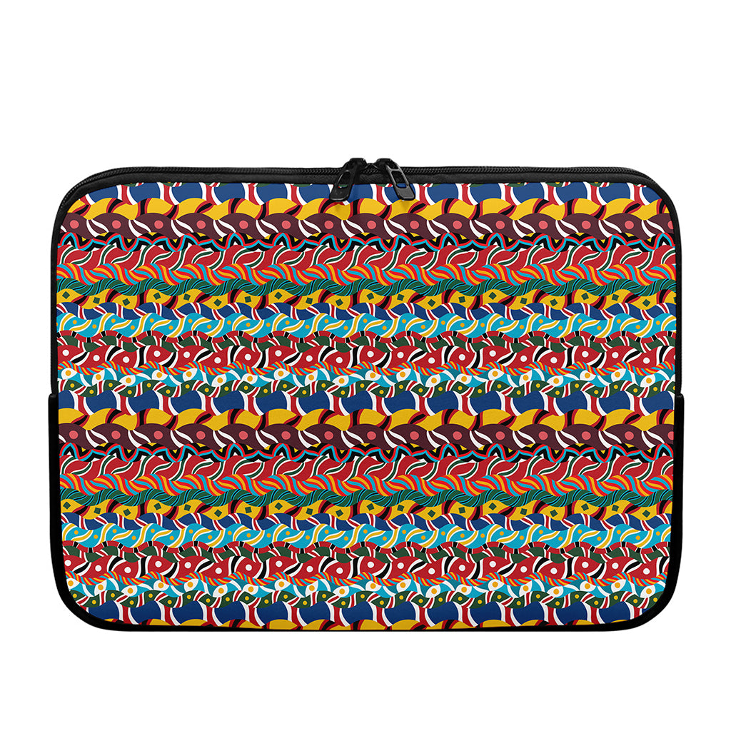 Afro African Ethnic Pattern Print Laptop Sleeve