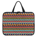 Afro African Ethnic Pattern Print Laptop Sleeve With Handle