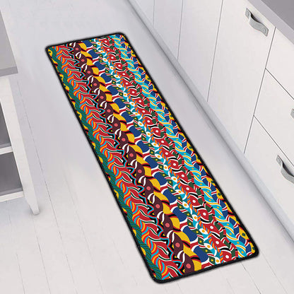 Afro African Ethnic Pattern Print Long Kitchen Mat